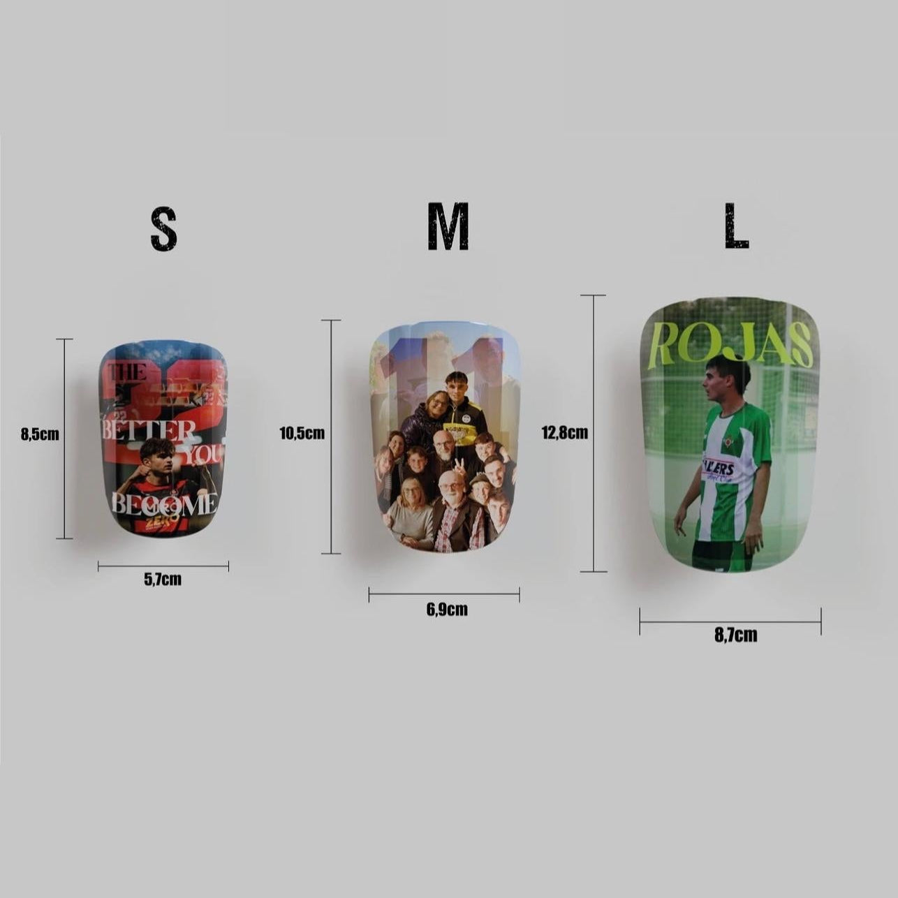 Espinilleras personalizadas